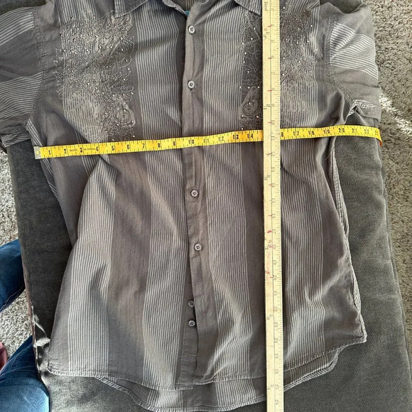 Men's Collared Dress Shirt Size Large - Picture 7 of 8